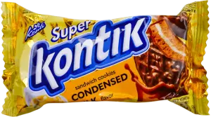 Фото 11 - Печиво Konti Super-kontik зі згущеним молоком 90 г