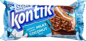 Фото 12 - Печиво Konti Super-kontik з кокосом 90 г