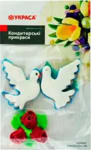 Фото 7 - Декор Украса Голуби з трояндами 18 г