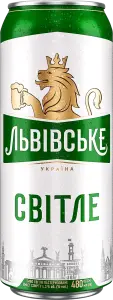 Фото 2 - Пиво Львівське світле 4,3% 0,48 л