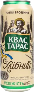 Фото 6 - Квас Тарас Хлібний живого бродіння 0,5 л