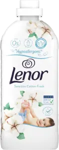 Фото 5 - Кондиціонер для білизни Lenor Sensitive Cotton Fresh гіпоалергенний для чутливої шкіри 1200 мл