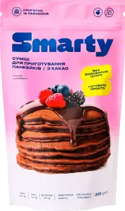 Фото 12 - Суміш для приготування панкейків Smarty з какао 200 г