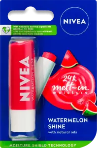 Фото 6 - Бальзам для губ Nivea Watermelon Shine 4.8г