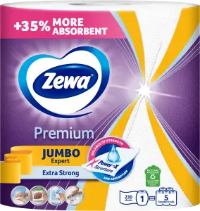 Фото 1 - Рушник паперовий Zewa Premium Jumbo 3-х шаровий 1 шт