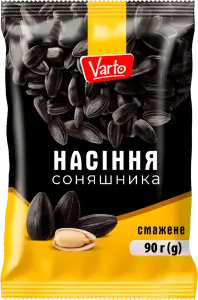 Фото 5 - Насіння соняшника Varto смажене 90 г