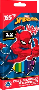 Фото 5 - Олівці кольорові YES 12 кольорів Marvel.Spiderman