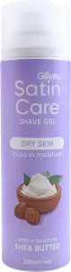 Фото 10 - Гель для гоління Gillette Satin Care Dry Skin з маслом ши 200 мл