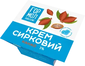 Фото 5 - Крем сирковий МіськМолЗавод№1 Какао 5% 150 г