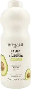 Фото 9 - Шампунь Byphasse Family Fresh Delice з авокадо для сухого волосся 750мл