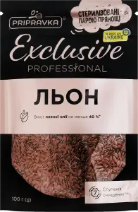 Фото 2 - Насіння льону Pripravka Exclusive Professional 100 г