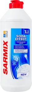 Фото 3 - Гель для миття посуду Sarmix Сода-ефект 500 мл