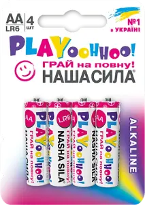 Фото 9 - Батарейки НАША СИЛА LR6 PLAY 4 шт