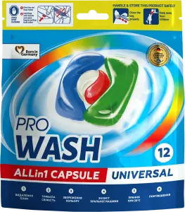 Фото 8 - Капсули для прання Pro Wash All in 1 12 шт