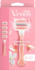 Фото 3 - Станок для гоління жіночий Venus Comfortglide Spa Breeze із 4 змінними картриджами