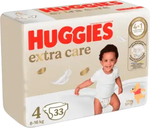 Фото 12 - Підгузки Huggies Extra Care 4 (8-16 кг) для дітей 33 шт