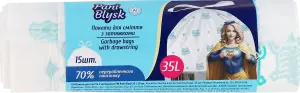 Фото 3 - Пакети для сміття Pani Blysk з затяжкою 35 л 15 шт