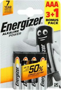 Фото 6 - Батарейки Energizer Alkaline Power AAA 4 шт