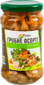 Фото 8 - Грибне асорті Домашні продукти мариноване 314 мл