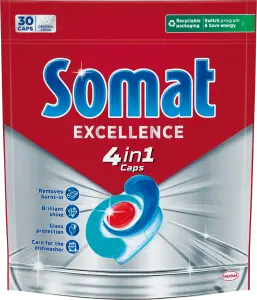 Фото 8 - Капсули для миття посуду Somat Excellence 4in1 30 шт