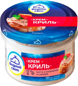 Фото 4 - Крем-паста Водний Світ з кальмаром та крилем 160 г
