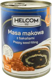 Фото 1 - Начинка макова Helcom із сухофруктами 380 г