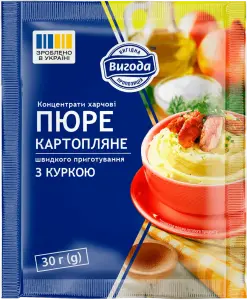 Фото 3 - Картопляне пюре Вигода з куркою 30 г