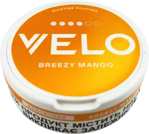 Фото 4 - Паучі Velo Tropical Mango Класичний безтютюнові нікотиновмісні