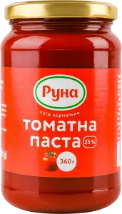 Фото 5 - Паста томатна Руна 25% 360 г