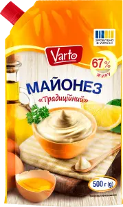 Фото 11 - Майонез Varto Традиційний 67% 500 г