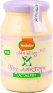 Фото 9 - Майонез Олівія без лактози 50% 420 г