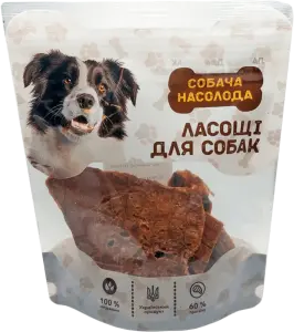 Фото 9 - Ласощі для собак Собача Насолода легені сушені 85 г