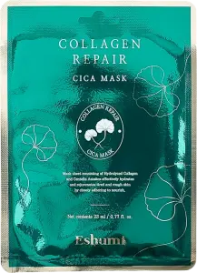 Фото 8 - Маска тканинна Eshumi Collagen Repair Cica з колагеном для обличчя 23 мл