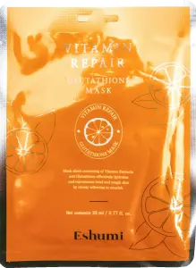 Фото 9 - Маска тканинна Eshumi Vitamin Repair Glutathione з вітаміном С для обличчя 23 мл