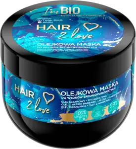 Фото 8 - Маска для волосся Eveline Hair 2 Love з середньою пористістю 300 мл