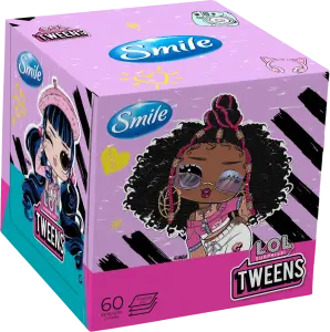 Фото 5 - Серветки в коробці Smile L.O.L. SURPRISE! Tweens 3-х шарові 60 шт