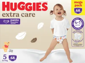 Фото 9 - Підгузники-трусики Huggies Extra Care DP Size 5 Mega Box 68 шт