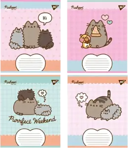 Фото 2 - Зошит Yes! Pusheen Weekend А5 лінія 12 аркушів