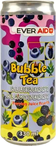 Фото 5 - Напій Ever Aid Bubble Tea Blueberry Blackberry 330 мл