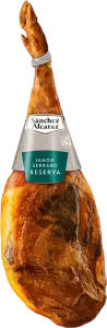 Фото 10 - Хамон Sanchez Alcaraz De Cebo De Campo Iberico 50% зелений на кістці ваговий