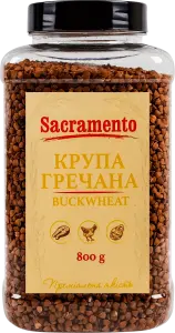 Фото 1 - Крупа гречана Sacramento ядриця швидкорозварювана 800 г