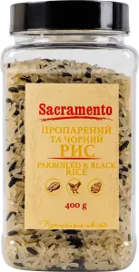 Фото 9 - Рисове Асорті Sacramento Пропарений та Чорний 400 г