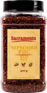 Фото 10 - Рис Sacramento Лущений червоний 400 г