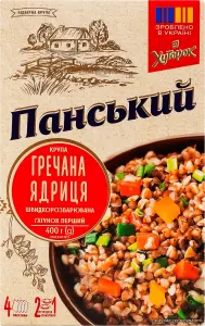 Фото 3 - Крупа гречана Хуторок Панський ядриця швидкорозварювана 4х100 г