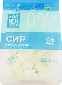Фото 4 - Сир Міськмолзавод №1 кисломолочний 0% 300 г