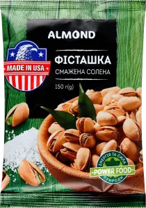 Фото 9 - Фісташка Almond смажена солона 150 г