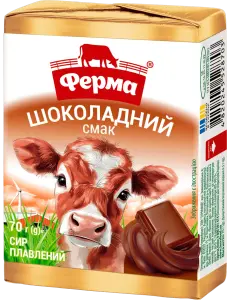 Фото 10 - Сир Ферма шоколадний плавлений 25% 70 г