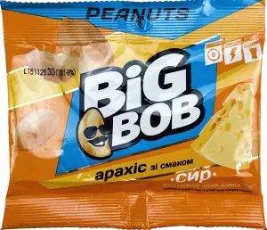 Фото 7 - Арахіс Big Bob солоний зі смаком сиру 30 г