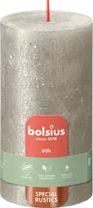 Фото 12 - Свічка Bolsius Рустік Shimmer 130х68 мм стовпчик мікс кольорів