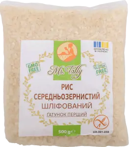 Фото 2 - Крупа рисова Ms.Tally без глютену 500 г